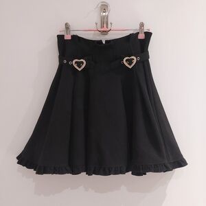 ROJITA - Heart Buckle Skirt